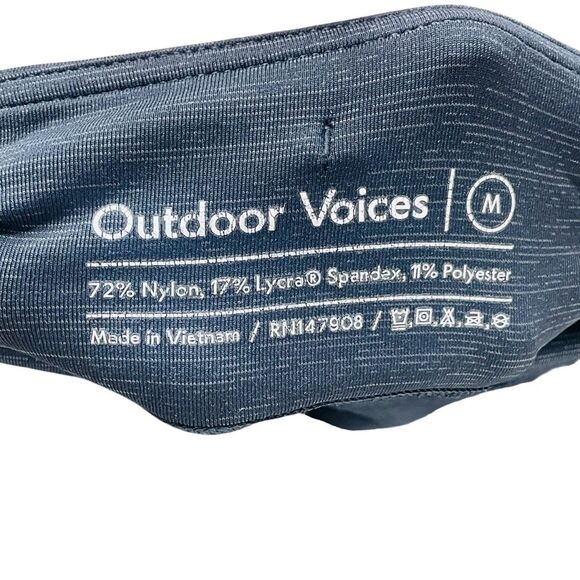 Outdoor Voices Leggings Women’s Medium Heather Gray Techsweat - Picture 4 of 4